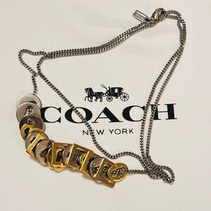 Vintage Coach Y2K Trinket Charm Neckkace
